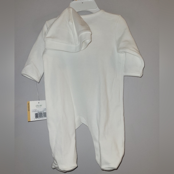 🆕️ Little Me Ivory Giraffe Newborn Sleeper Hat 2 Piece Set Unisex Baby Gift 🦒 - Picture 3 of 6